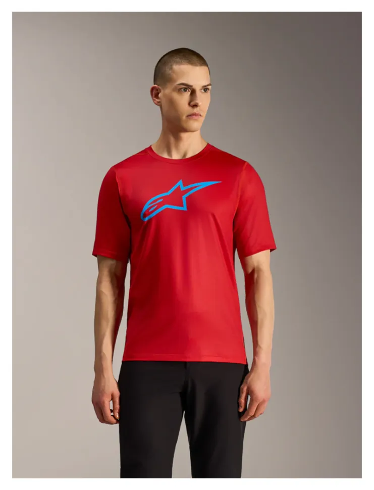 Джерсі Alpinestars A-DURA RIDE SS JERSEY RED, L (SPT_1760626-30-L)