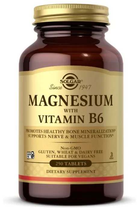 Magnesium with Vitamin B6 - 250 tabs
