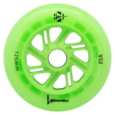 Колеса, що світяться FR Skates Luminous 125mm/85A 6-pack Green