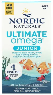 Ultimate Omega Junior - 90 mini softgels
