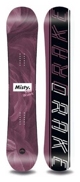 Сноуборд Drake MISTY 143 Violet/black (76281010), укр