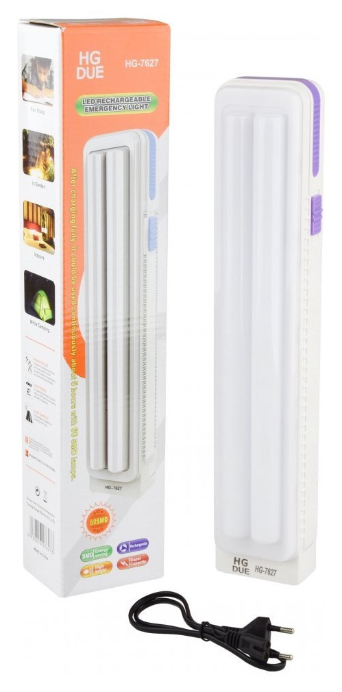 Лампа HG-7627, 2400 mAh із тривалим часом роботи. Maraton