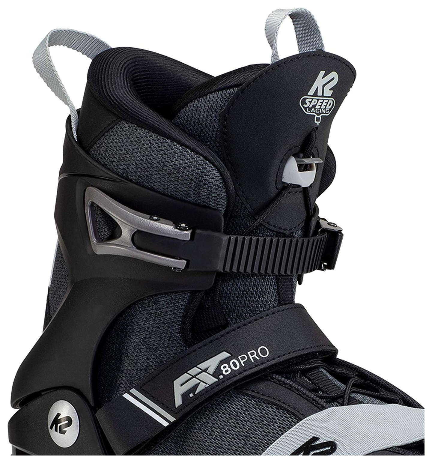 Роликовые коньки для взрослых K2 F.I.T. 80 PRO M 39.50 (7.0US) 250мм Black/dark grey (30F0143.1.1)