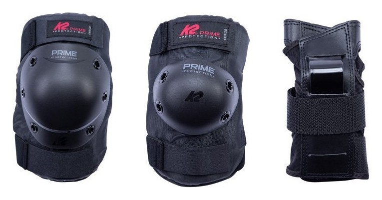 Захисний комплект для роликових коньків K2 PRIME M PAD SET L Black (30E1412), укр, укр