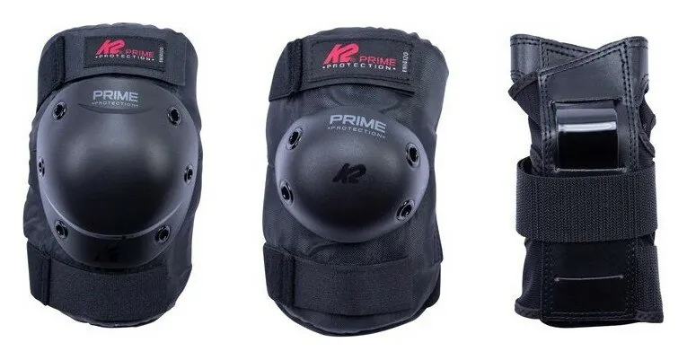 Захисний комплект для роликових коньків K2 PRIME M PAD SET L Black (30E1412) (XL Чорний)