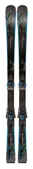 Лежи горные комплект K2 AMP VELOCITY+M3 11 TC 165см Grey/black/blue (1050002.140.1+1051107.140.1)