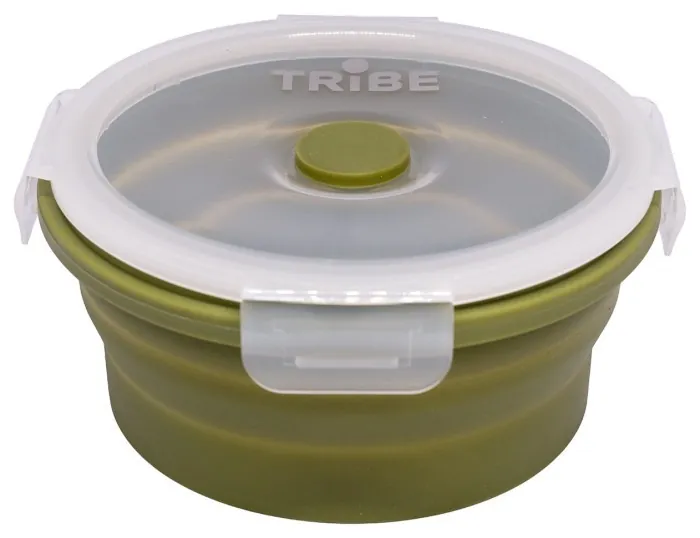 Контейнер Tribe Bowl Container 550 мл силиконовый T-FF-0045, olive