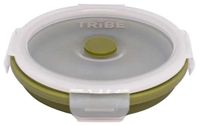 Контейнер Tribe Bowl Container 550 мл силиконовый T-FF-0045, olive