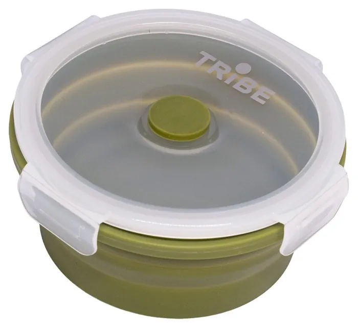 Контейнер Tribe Bowl Container 550 мл силиконовый T-FF-0045, olive