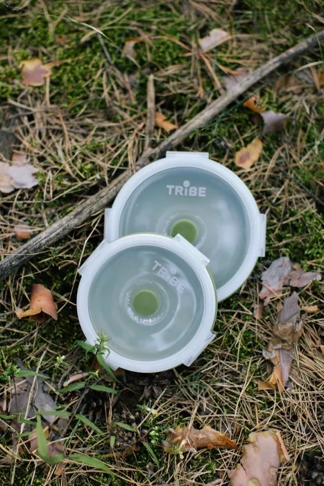 Контейнер Tribe Bowl Container 550 мл силиконовый T-FF-0045, olive
