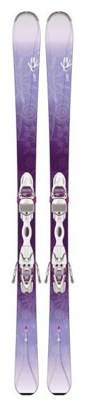 Ліжі гірські (комплект) K2 LUVIT 76+ER3 10 142см White/purple (1050405.141.1+1051109.141.2), укр