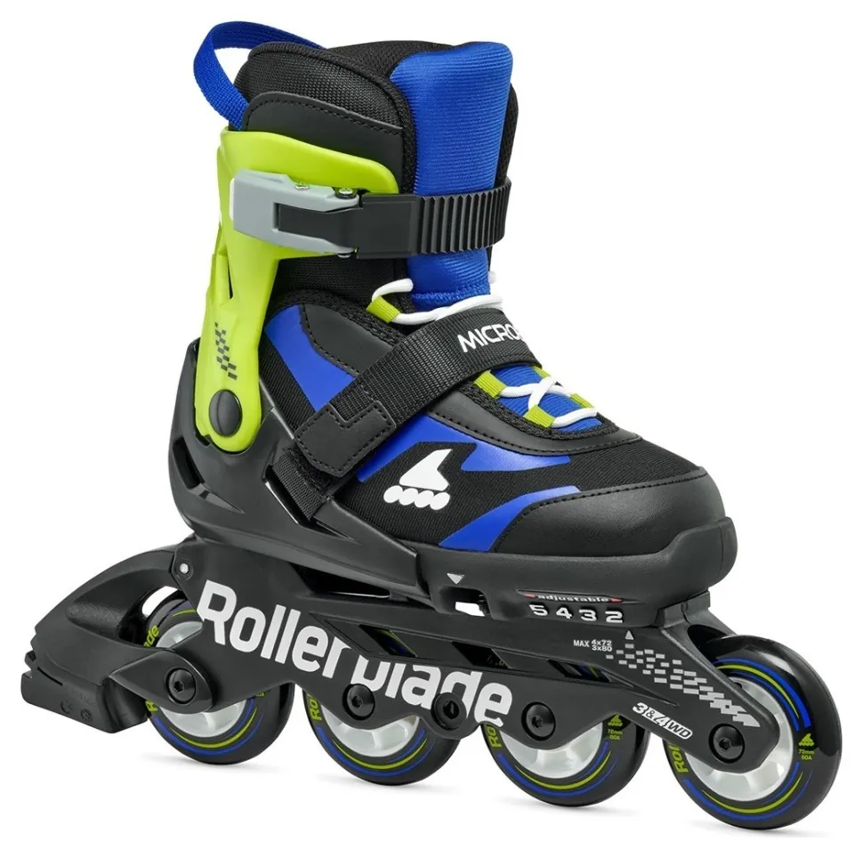 Ролики Rollerblade Microblade black-blue (28-32)