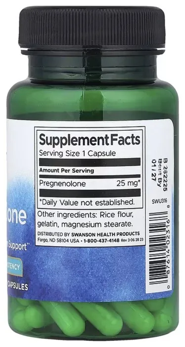 Pregnenolone High Potency 25 mg - 60 caps