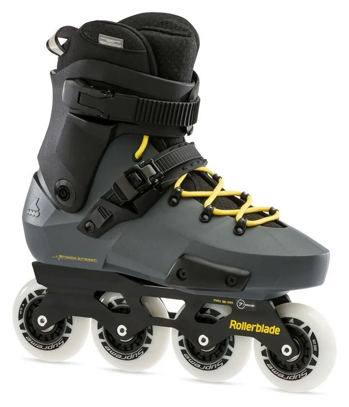 Роликові коньки для дорослих Rollerblade TWISTER EDGE M 41 (8.5US) 265мм Anthracite/yellow (07101300) (255мм)