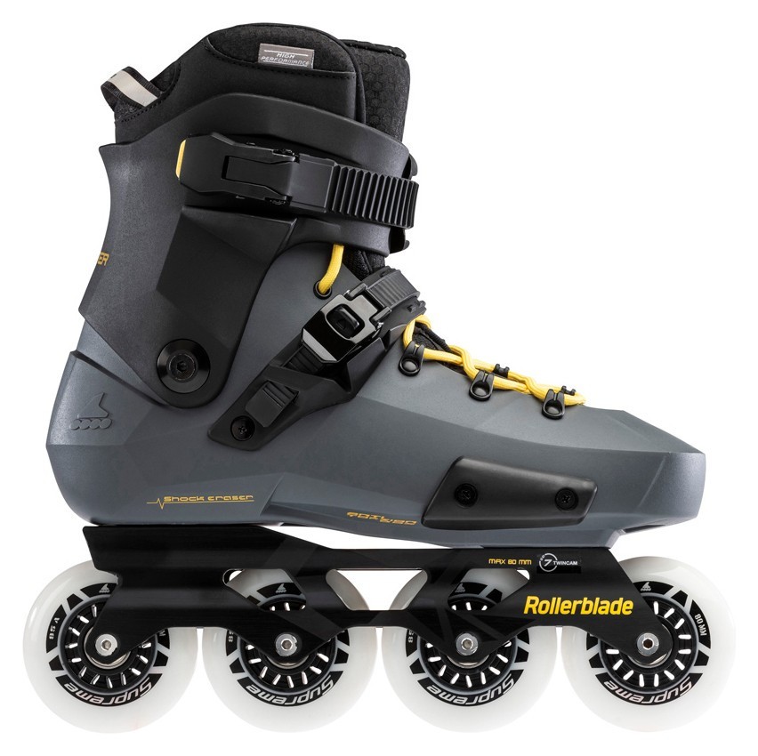 Роликовые коньки для взрослых Rollerblade TWISTER EDGE M 41 (8.5US) 265мм Anthracite/yellow (07101300)