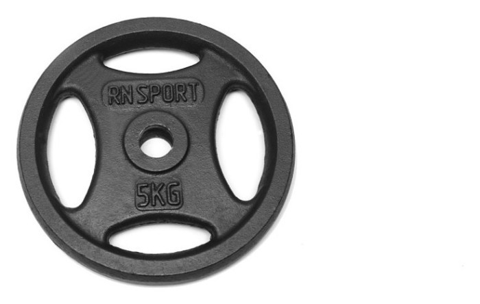 Диск RN-Sport 5 кг гриф Ø25 мм для гантелі (штанги) із Quatro хватом
