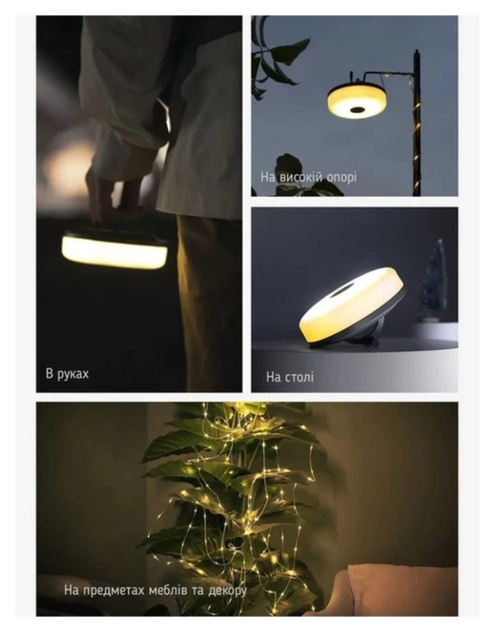 Кемпінговий ліхтар-гірлянда NexTool Milky Way, біла (10 метрів)