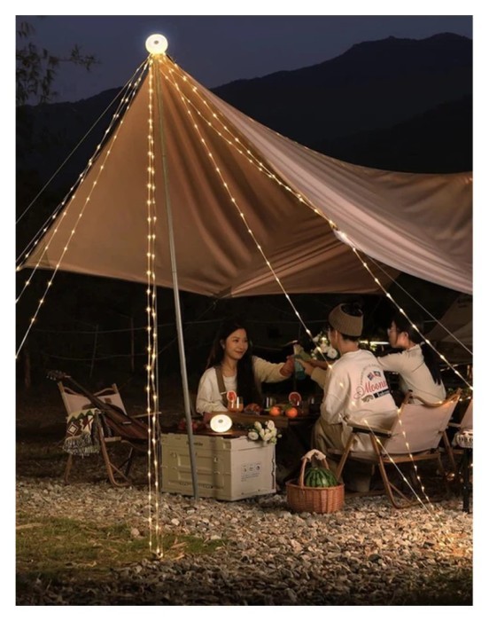 Кемпінговий ліхтар-гірлянда NexTool Milky Way, біла (10 метрів)