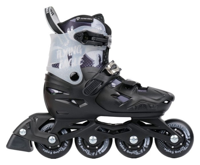 Дитячі розсувні ролики Flying Eagle S3 чорні