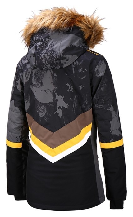 Куртка Rehall Maze для жінок 2020 trashed black, укр, укр