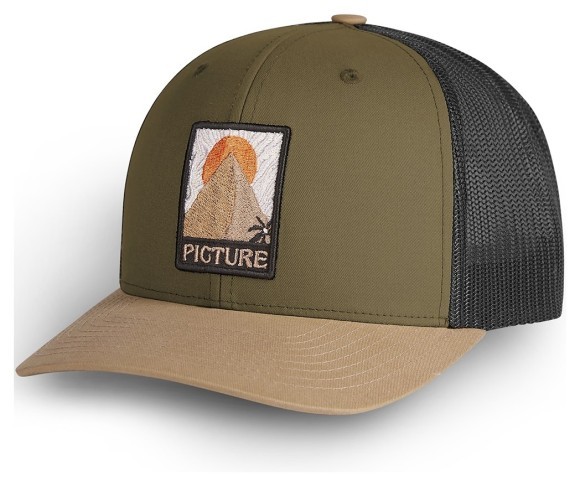 Picture Organic кепка Kuldo Trucker tobacco, укр