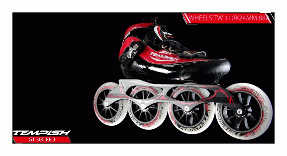Роликові ковзани Tempish GT 500/90/red, укр, укр
