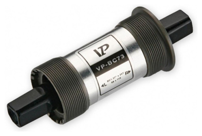 Картридж каретки 113мм x 68 мм под квадрат VP VP-BC73 серебристый с черным.