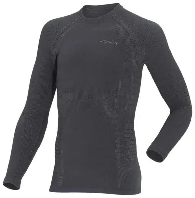 Термофутболка з довгим рукавом дитяча Accapi Ergowool, Iron/Black, XS/S