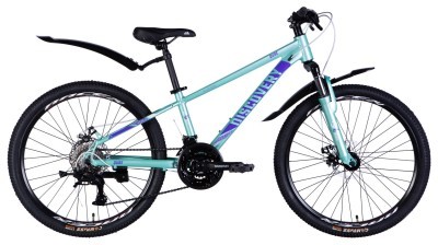 Велосипед AL 24" Discovery QUBE DD CS рама-11,5" свiтло-бiрюзовий 2025