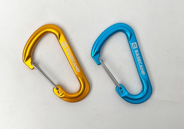 Набор алюминиевых карабинов Base Camp Delta 7 Wire Set, 2 шт, Blue/Orange