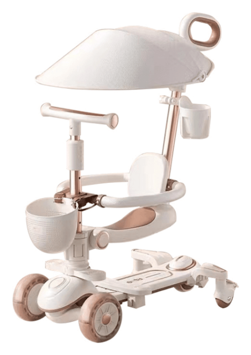 Дитячий самокат Maraton 4in1 8028 olive, black, white (Білий), укр, укр