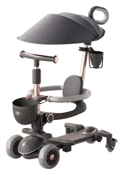 Дитячий самокат Maraton 4in1 8028 olive, black, white (Білий), укр, укр