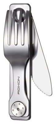 Набір столових приладів Roxon C3 2в1 (ніж, виделка), нержавіюча сталь, магнітне з'єднання