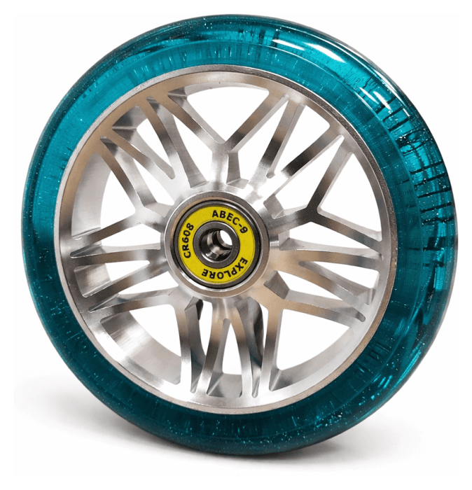 Колесо Explore Cosmos Silver/Сyan 120мм