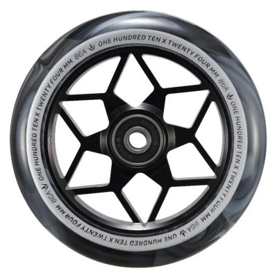 Колесо для трюкового самокату BLUNT DIAMOND 110мм x 24мм - Black/White