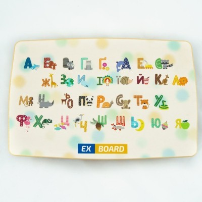 Балансборд дитячий Ex-board Більгоу Alphabet EXD26