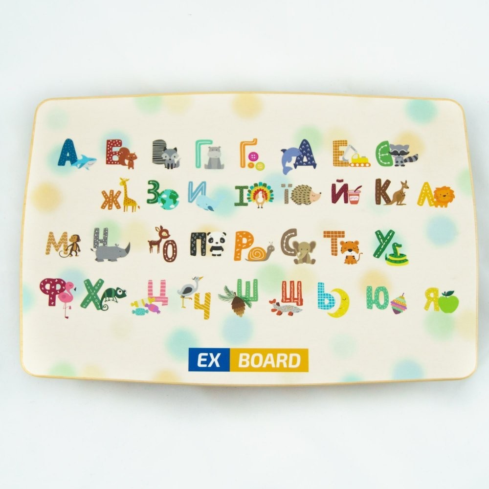 Балансборд дитячий Ex-board Більгоу Alphabet EXD26, укр, укр
