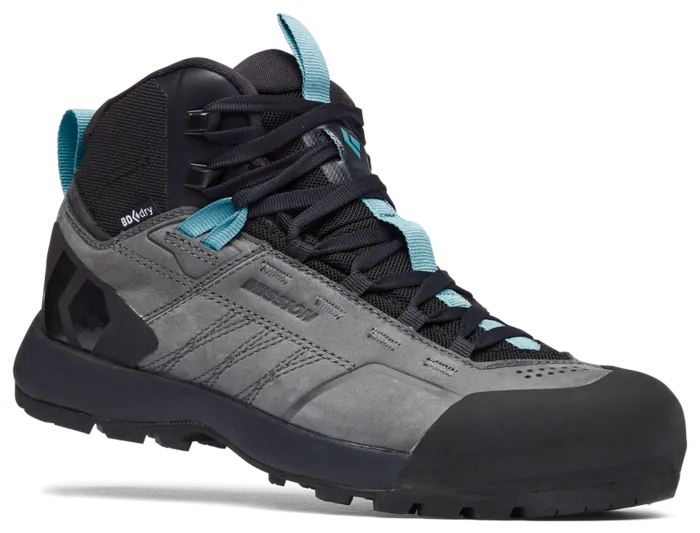 Напівчеревики жіночі Black Diamond W Mission LTHR MD WP, Steel Grey/Costal Blue, 7,5