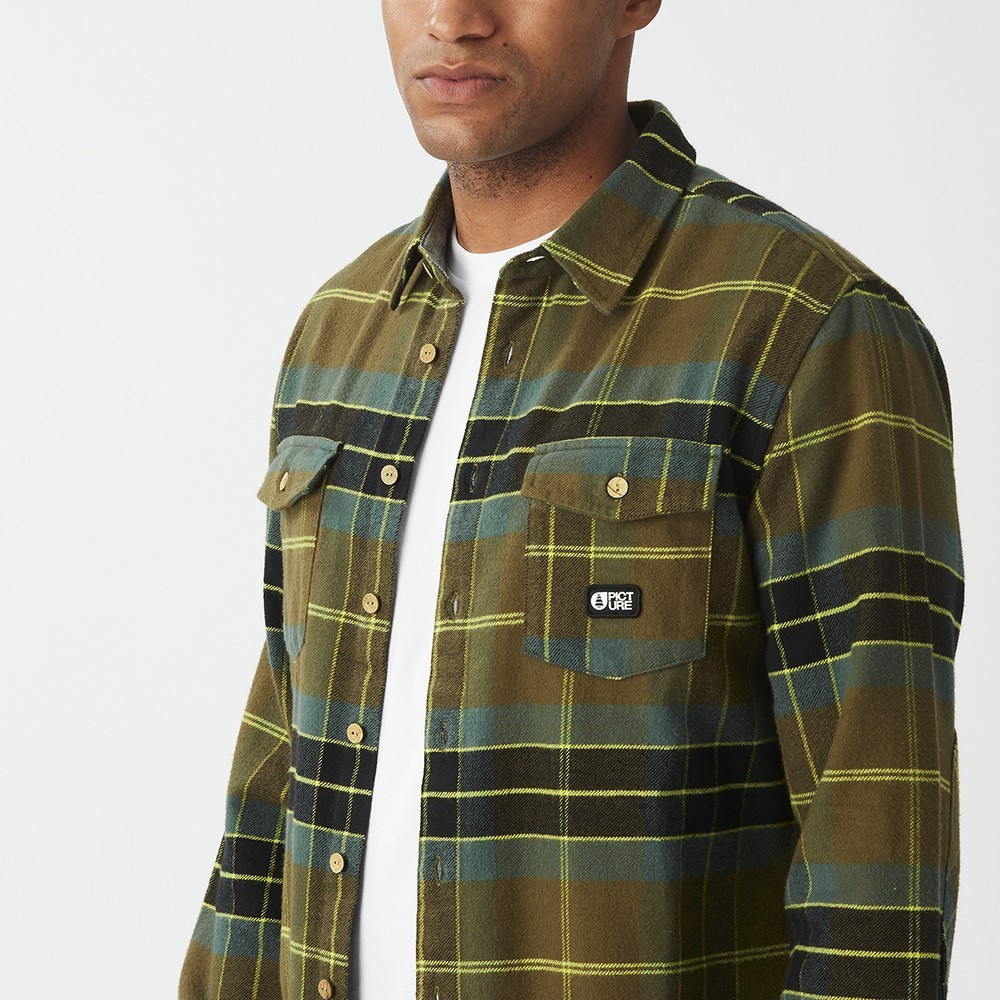 Picture Organic рубашка Hillsboro tobacco L