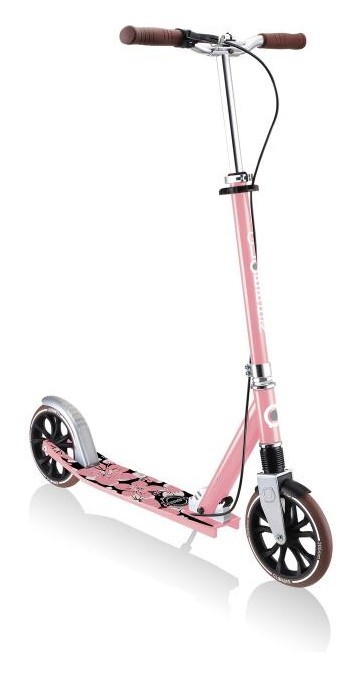 Самокат GLOBBER серії NL205 DELUXE, з ручним гальмом, пастельно-рожевий, 100кг, 8+