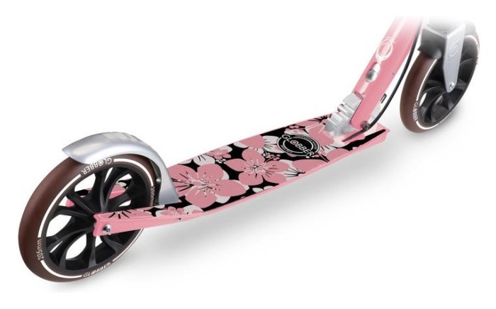 Самокат GLOBBER серії NL205 DELUXE, з ручним гальмом, пастельно-рожевий, 100кг, 8+