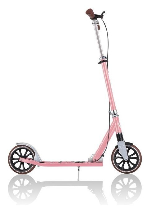 Самокат GLOBBER серії NL205 DELUXE, з ручним гальмом, пастельно-рожевий, 100кг, 8+