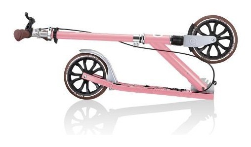 Самокат GLOBBER серії NL205 DELUXE, з ручним гальмом, пастельно-рожевий, 100кг, 8+