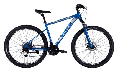 Велосипед ST 29" Discovery TREK DD FR рама-19" сине-серебристый 2025