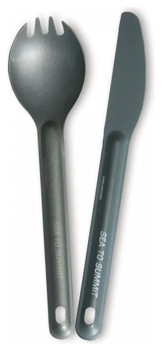 Туристичні столові прилади Sea to Summit AlphaLight Cutlery Set 2pc (Knife and Spork) 2025