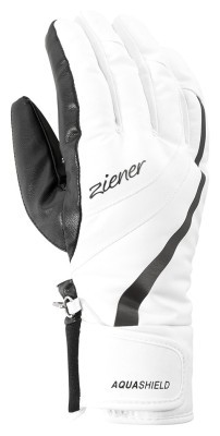 Ziener перчатки лыжные Kitty W white 6