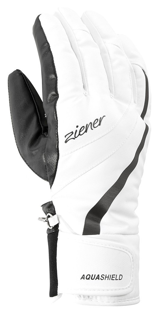 Ziener перчатки лыжные Kitty W white 6