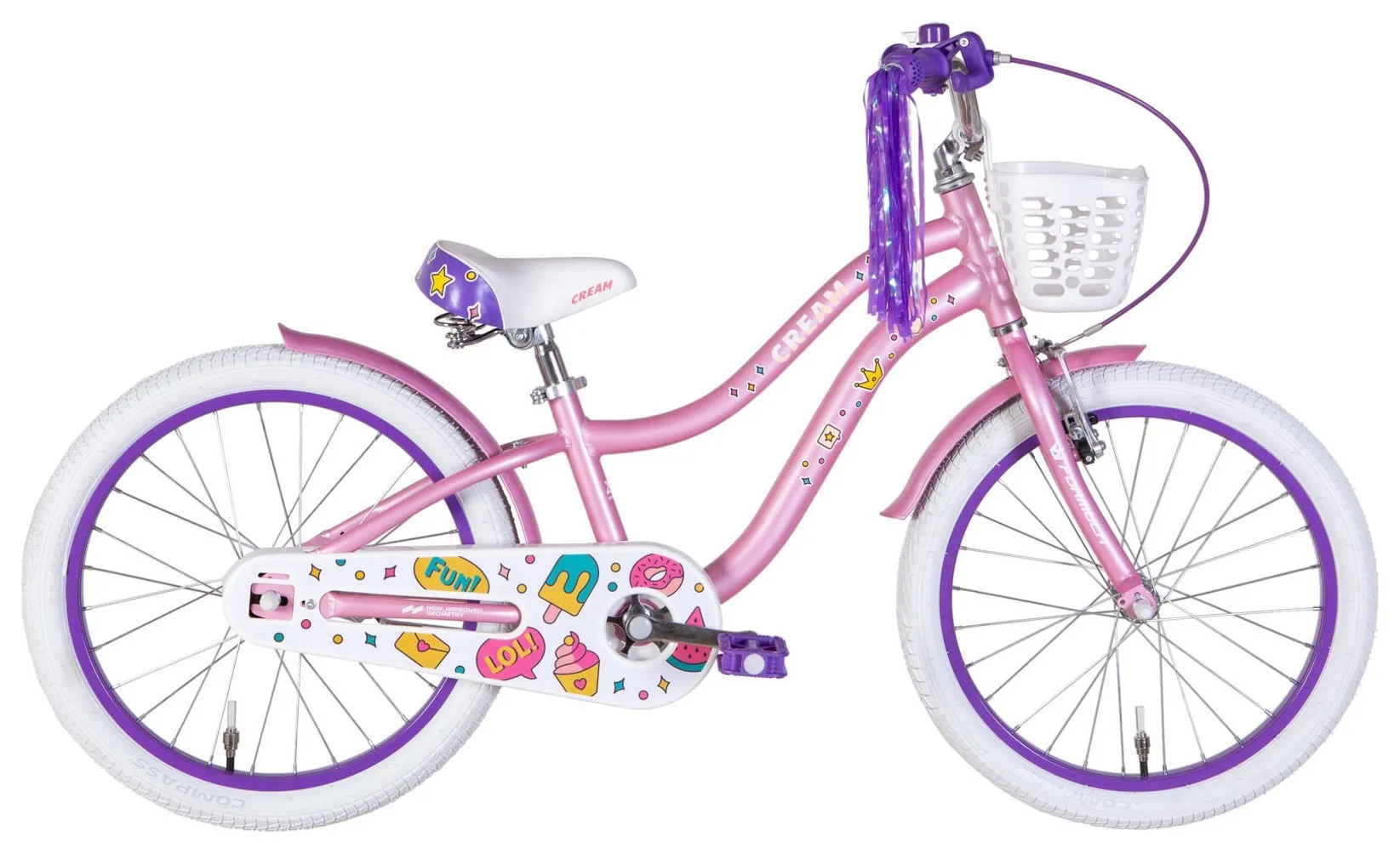 Велосипед AL 20" Formula Kid CREAM BH рама-10" бузковий 2026 (OPS-FRK-20-251)