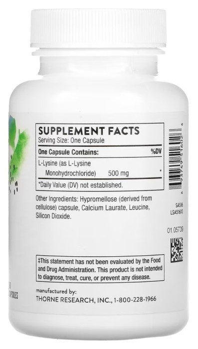 Lysine - 60 caps
