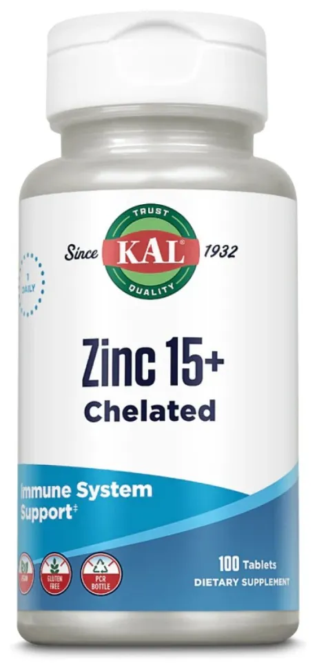 Zinc 15+ Chelated - 100 tabs (DSN_2023-10-4419)